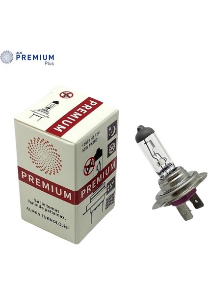 Premıum 12V H7 Ampul 55W Standart Quartz Cam