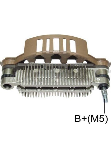 Diot Tablosu Tarak 100 mm 6 Diot (M5 Sağ Cıvata) (Ikaz Diotsuz) Geniş