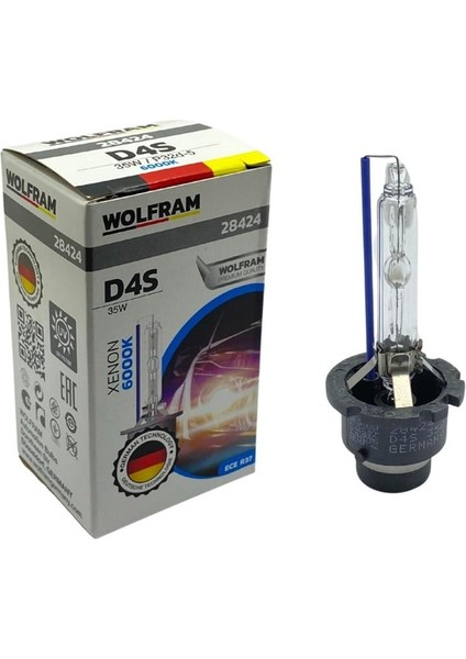 12V-85V Xenon Ampul D4S 35W 6000K Germany