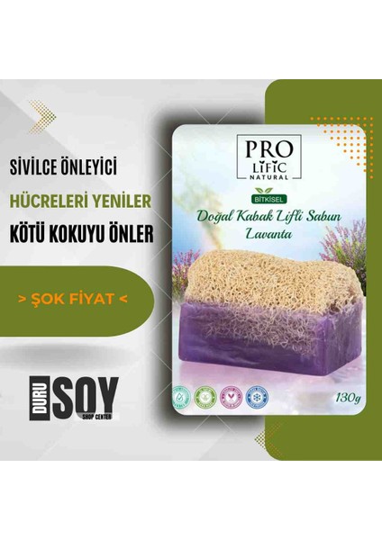 Lavanta Özlü Doğal Kabak Lifli Sabun fiyatları