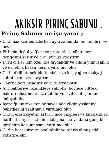 Pirinç Doğal Kabak Lifli Sabun fırsatları
