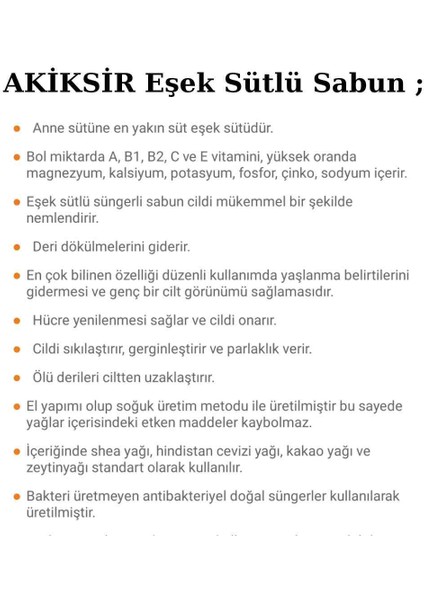 Eşek Sütlü ve Ballı Doğal Kabak Lifli Sabun fırsatları