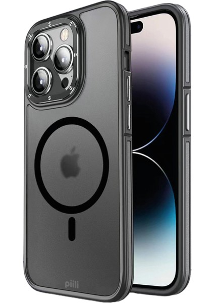 Apple iPhone 15 Pro Strong Magsafe Siyah Kılıf