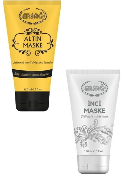 Altın Maske 150 ml & İnci Maske İkisi Bir Arada