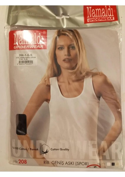 Kadın Ribana Geniş Askılı Atlet 208 - 3 Adet fiyatları