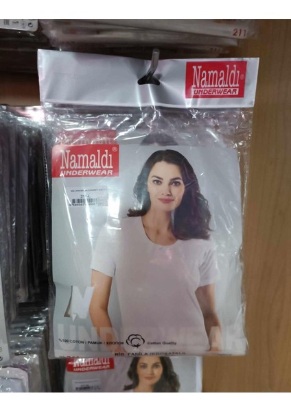 Kadın Ribana Kroşatlı Fanila Atlet 211 - 6 Adet