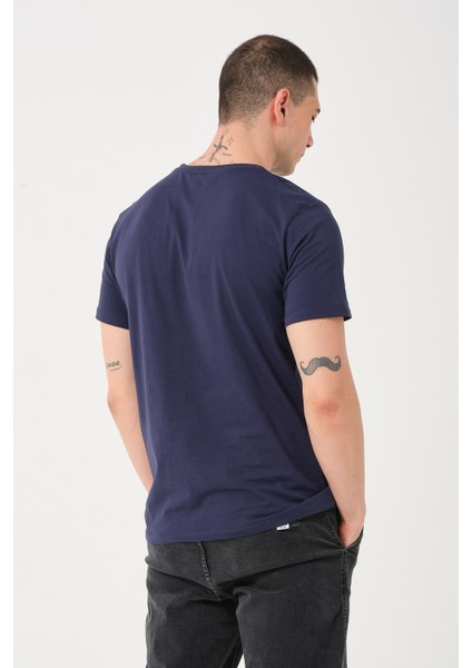 Erkek Bisiklet Yaka Slim Fit T-Shirt