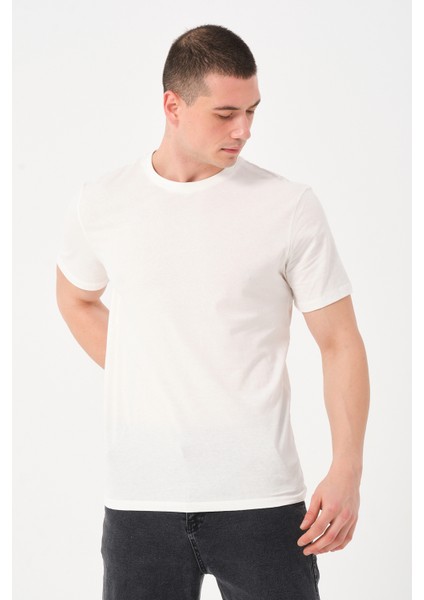 Owut Collection Erkek Bisiklet Yaka Slim Fit T-Shirt