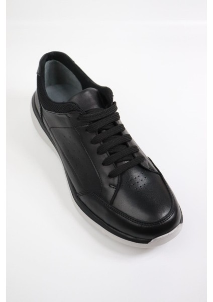 242010 Siyah Deri Hafif Erkek Günlük Ayakkabı fiyatları