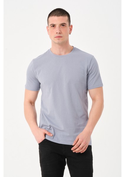 Owut Collection Erkek Bisiklet Yaka Slim Fit T-Shirt