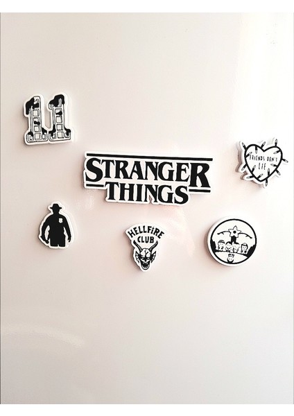 Stranger Things 6 Li Magnet Seti