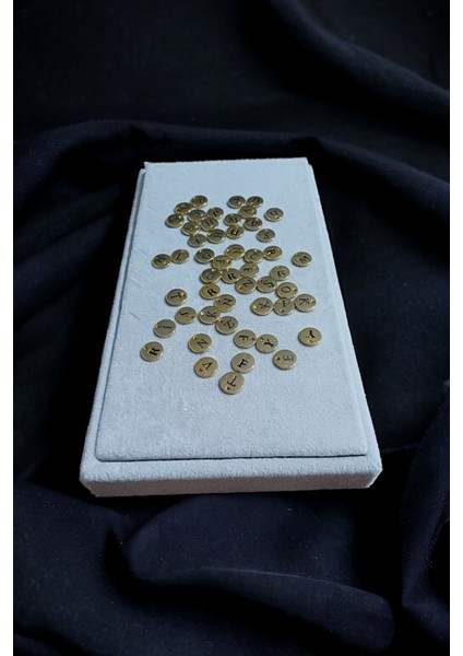 Kadın Orijinal Altın Kaplama Hediyelik Kişiye Özel Harfli Kolye fırsatları