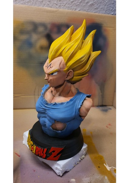 Dragon Ball Majin Vegeta Büst Vegata Boyalı Büst fiyatları