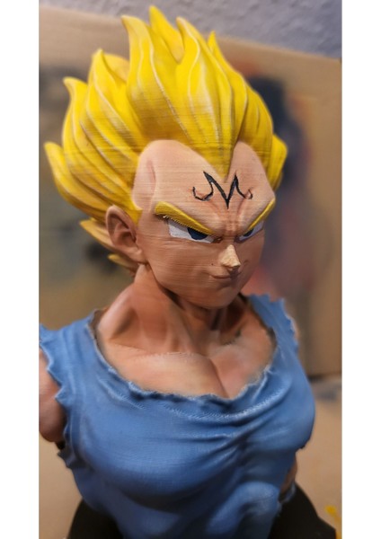 Dragon Ball Majin Vegeta Büst Vegata Boyalı Büst modelleri