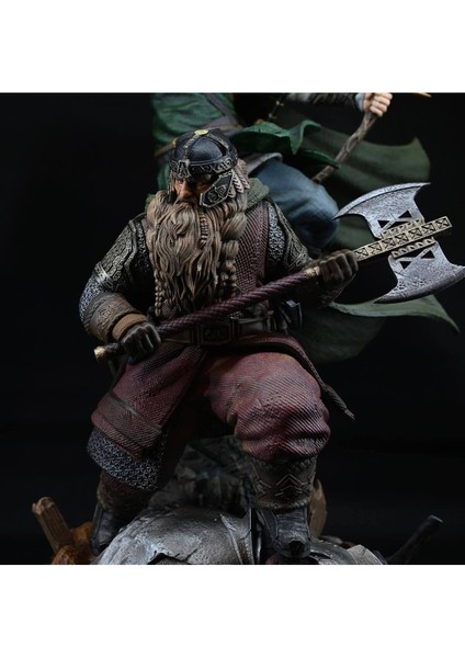 Yüzüklerin Efendisi Legolas ve Gimli Diorama Boyalı Figür 30 cm (Büyük Boy) fiyatları