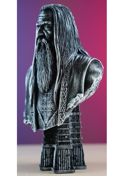 Yüzüklerin Efendisi Saruman Büst Lotr Figür 19 cm modelleri