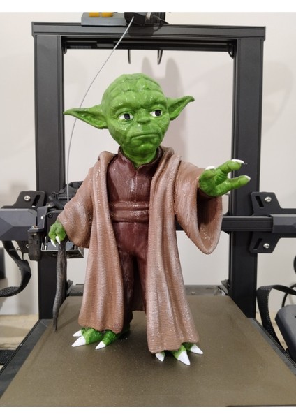 Master Yoda Star Wars Boyalı Figür 25 cm (Dev Boy)