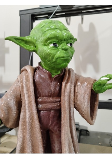 Master Yoda Star Wars Boyalı Figür 25 cm (Dev Boy)