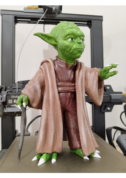 Master Yoda Star Wars Boyalı Figür 25 cm (Dev Boy)