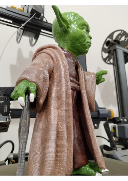 Master Yoda Star Wars Boyalı Figür 25 cm (Dev Boy)