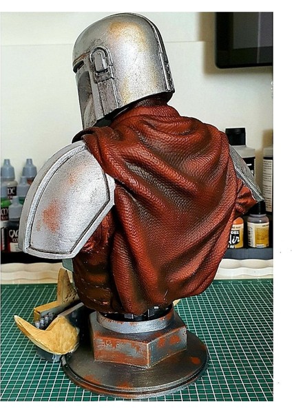 The Mandalorian Cool Pose Boyalı Büst 12 cm