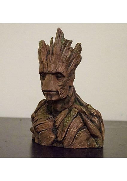 Groot Galaxy Guardians Boyalı Büst 12 cm