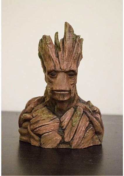 Groot Galaxy Guardians Boyalı Büst 12 cm modelleri