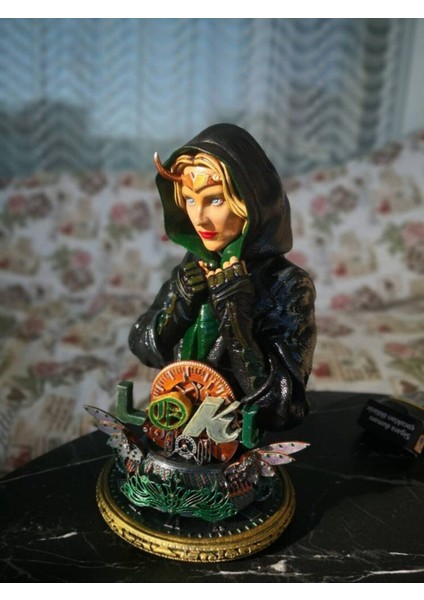 Wicked Marvel Sylvie Büst Marvel Sylvie Laufeydottir Büst Büyük Boy 20CM modelleri