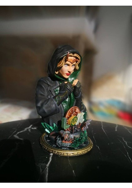 Wicked Marvel Sylvie Büst Marvel Sylvie Laufeydottir Büst Büyük Boy 20CM indirimleri