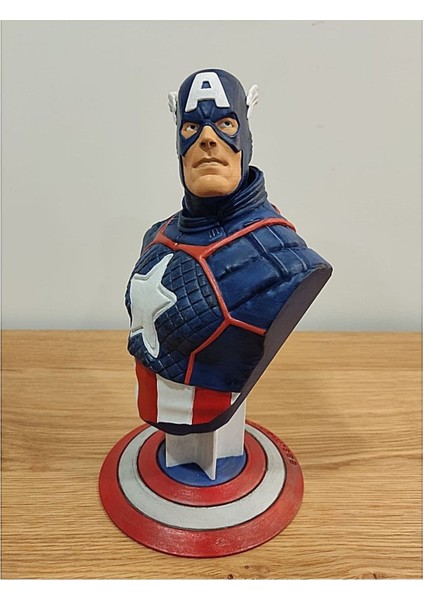 Captain America Ilk Intikam Boyalı Büst 12 cm fiyatları