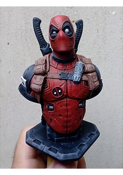 Deadpool Immortal Boyalı Büst 12 cm