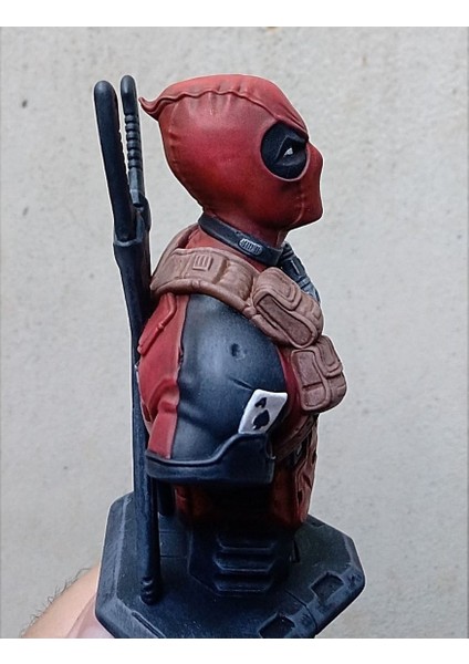 Deadpool Immortal Boyalı Büst 12 cm modelleri