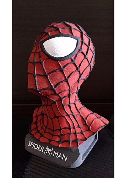 Spiderman Örümcek Adam Cool Pose Boyalı Büst 12 cm