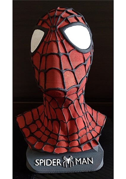 Spiderman Örümcek Adam Cool Pose Boyalı Büst 12 cm