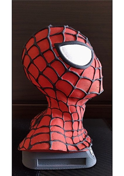 Spiderman Örümcek Adam Cool Pose Boyalı Büst 12 cm
