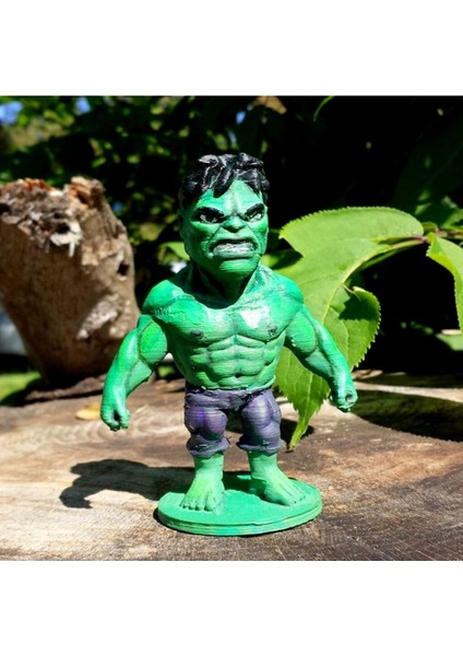 Cartoon Hulk Boyalı Figür 15 cm