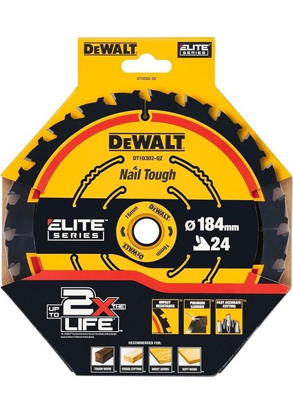 DT10302 Elmas Testere, Sarı / Siyah, 1 Adet fiyatları