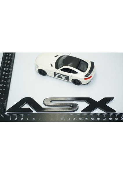 Mitsubishi Asx Bagaj Siyah Abs 3m 3D Yazı Logo