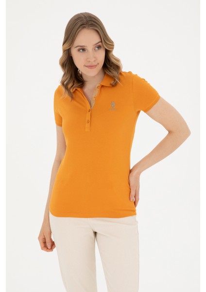 Kadın Kiremit Tişört Basic 50280060-VR031