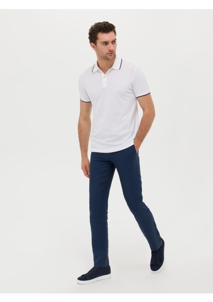 Erkek Beyaz Slim Fit T-Shirt 50268210-VR013