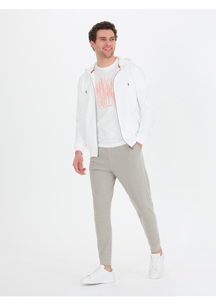 Erkek Beyaz Sweatshirt 50265669-VR013 fırsatları