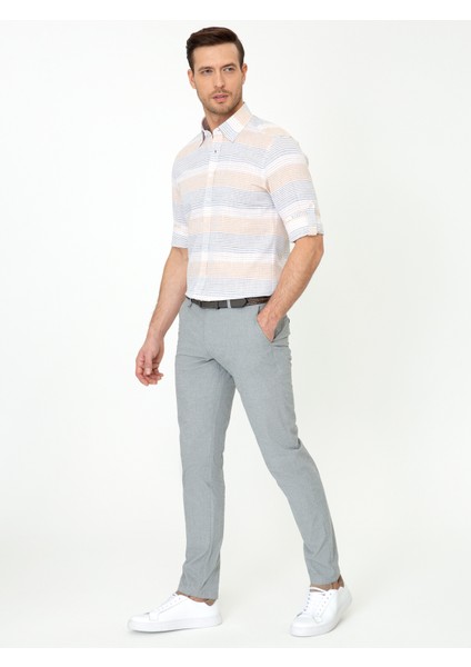 Erkek Sarı Slim Fit Uzun Kollu Gömlek 50248504-VR044 fiyatları