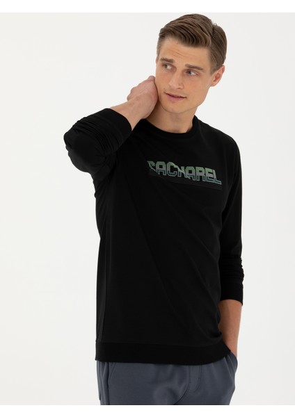 Erkek Siyah Sweatshirt 50272483-VR046