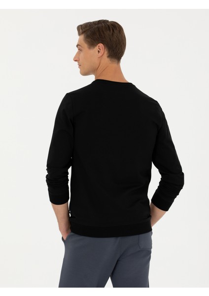 Erkek Siyah Sweatshirt 50272483-VR046