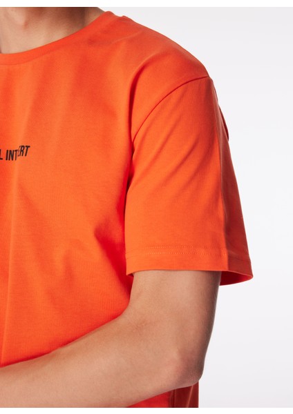 Gmg Fırenze Bisiklet Yaka Turuncu Erkek T-Shirt GU24MSS03010 fırsatları