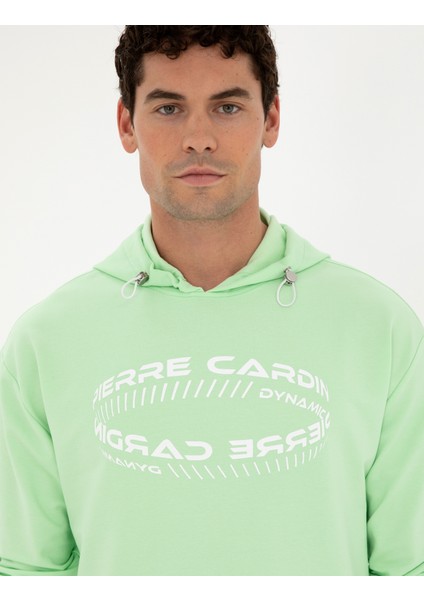 Erkek Fıstık Yeşili Regular Fit Sweatshirt 50285219-Vr087