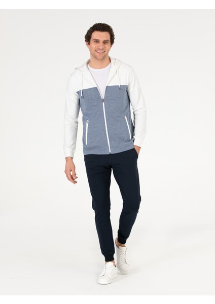 Erkek Açık Mavi Sweatshirt 50265573-VR003
