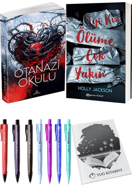 Ötanazi Okulu 4 Maral Atmaca ve Epsilon Yayınevi Iyi Kız Ölüme Çok Yakın Holly Jackson 2li Set