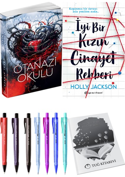 Ötanazi Okulu 4 Maral Atmaca ve Epsilon Yayınevi Iyi Bir Kızın Cinayet Rehberi Holly Jackson 2li Set
