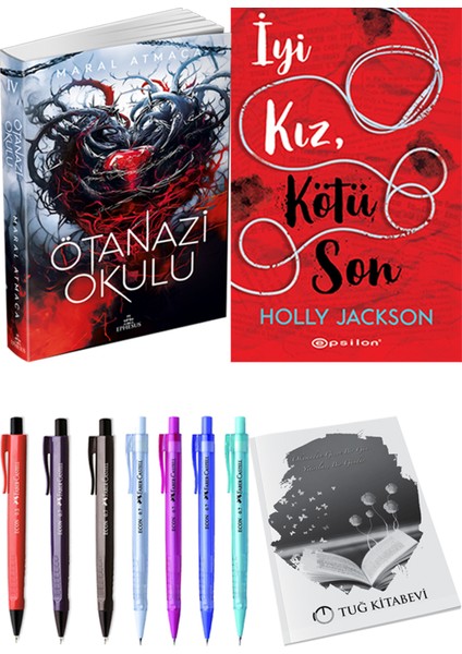 Ötanazi Okulu 4 Maral Atmaca ve Epsilon Yayınevi Iyi Kız, Kötü Son Holly Jackson 2li Set